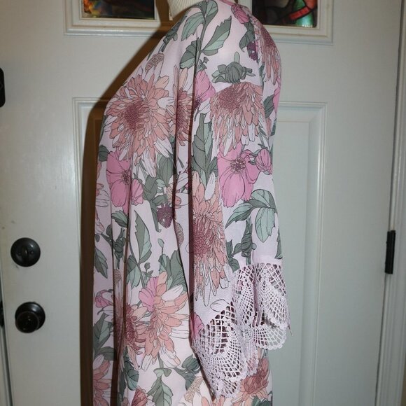 Wallflower sheer tunic cover up layered looks size large - Picture 5 of 8
